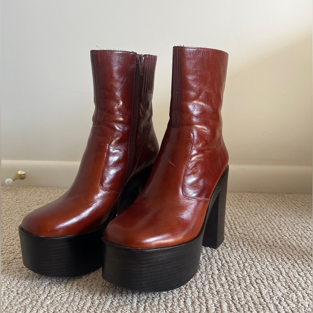 Jeffrey Campbell Mexique Platforms - 8.5 - Brown